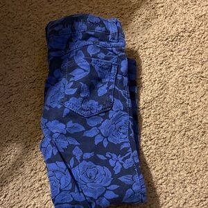 Guess Kids Blue Floral Jeans